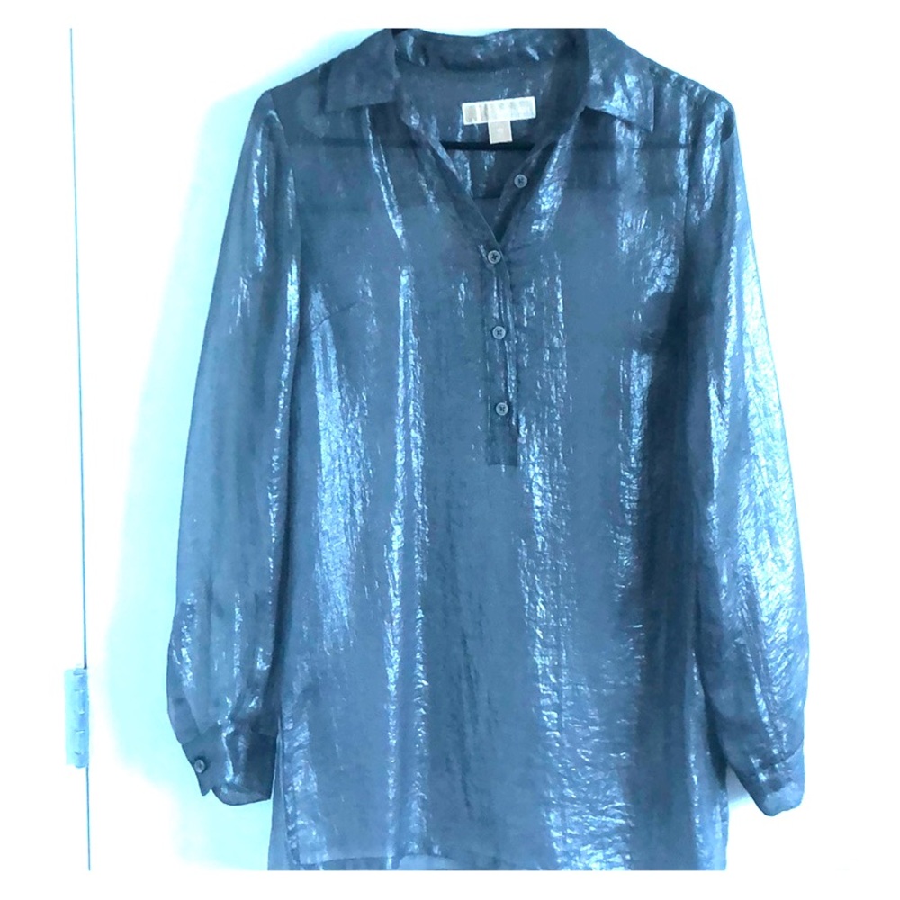 Michael Kors Silver Blouse- XS